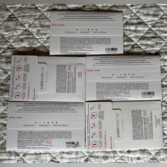 Color Street Holiday theme nail strips - Picture 3 of 9